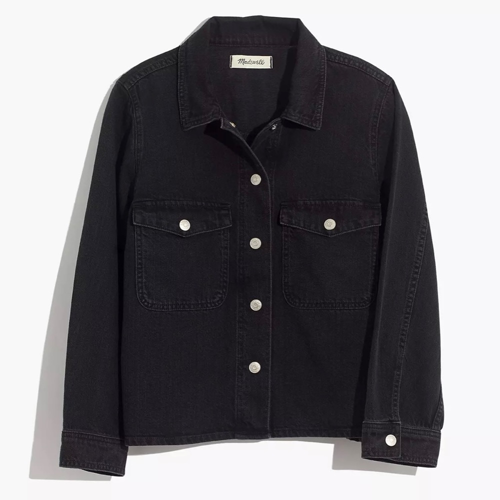 Madewell Denim Shirt Jacket in Rossling Wash